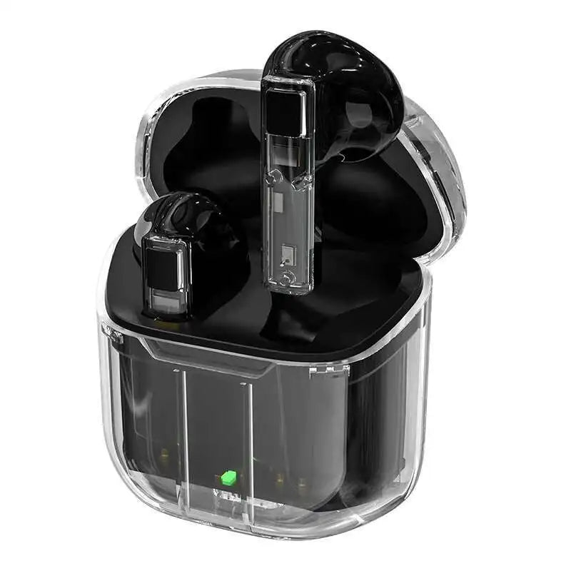 YX06 TWS True Wireless Bluetooth Earphones Transparent HiFi Stereo  ENC Noise Canceling Earbuds With Mic For Xiaomi Huawei Apple