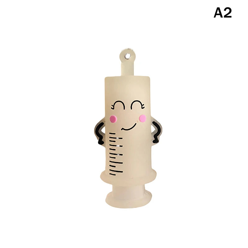Cute Cartoon Shape Medical Ampoule Bottle Opener Nurse Doctor Special Rubber Syringe Cutter Bottle Opener Multifunctional