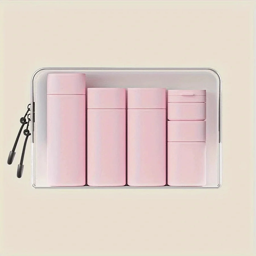 TPU Type PE Cosmetics Sub-bottle Travel Set Shampoo Shower Gel Empty Bottle Lotion Bottle Face Cream Bottle