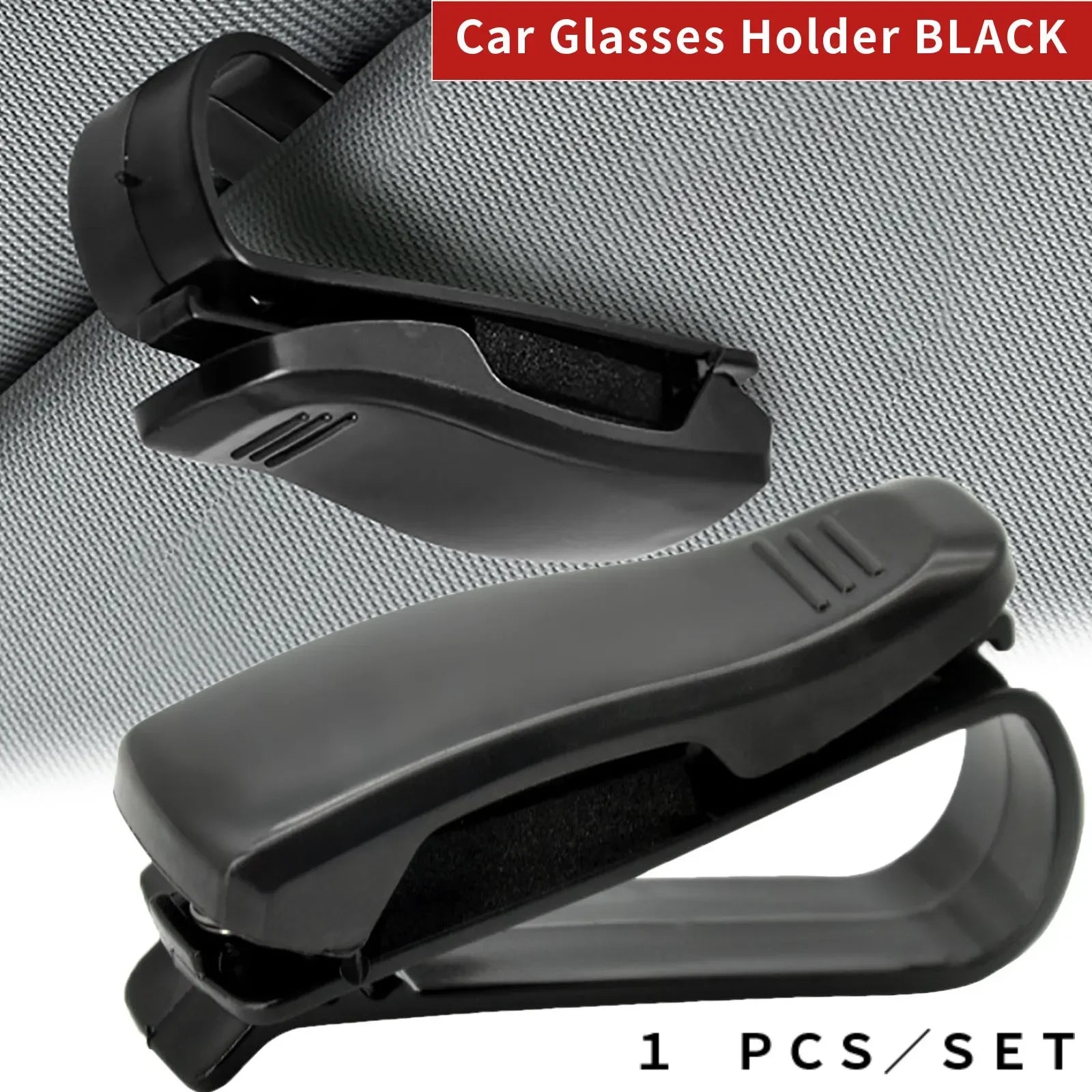 Car Glasses Case Universal Car Sun Visor Glasses Holder Sunglasses Clip Card Ticket Eyeglasses Holder Auto Interior Accessories