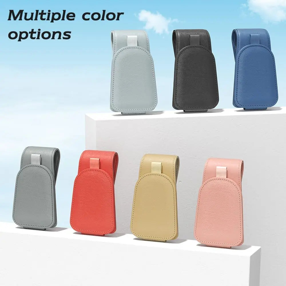 Sunglass Holder for Tesla Model Y 3 Suede Cloth Magnetic Sunglasses Clip for Car Visor Glasses Holder Clip for Car Black 1 Pack