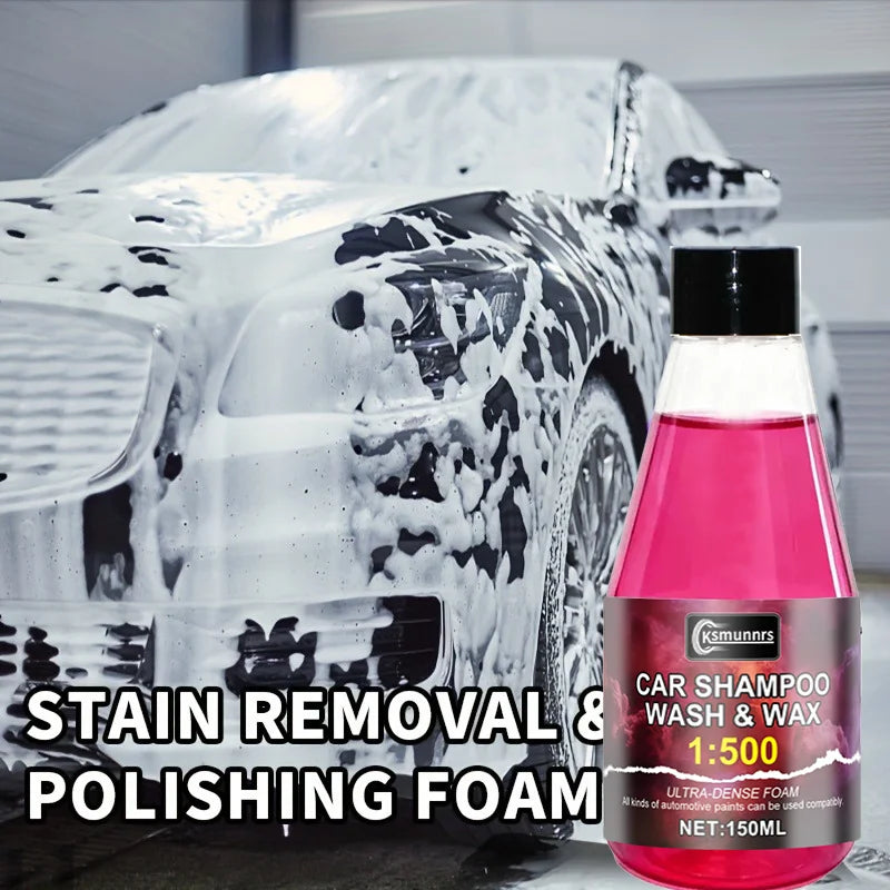 Ultimate Car Wash Foam - 150ml Super Concentrated Formula, Rich Bubble Soap for Deep Clean & Paint Nourishment, All-in-One Auto