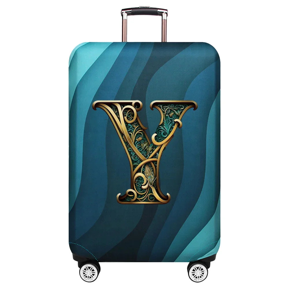 Luggage Covers 18-32inch Protector Travel Luggage Suitcase Protective Cover Stretch Dust Covers Print Graphic Letter Series