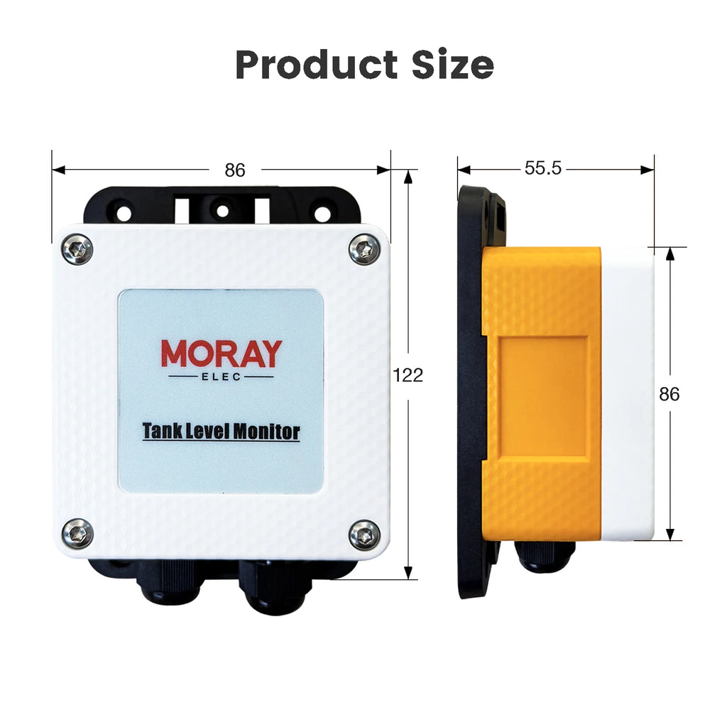 Moray Elec ME202W 10M Factory Price Tuya App High Accuracy Submersible Sensor Intelligent Water Tank Level Sensor Meter