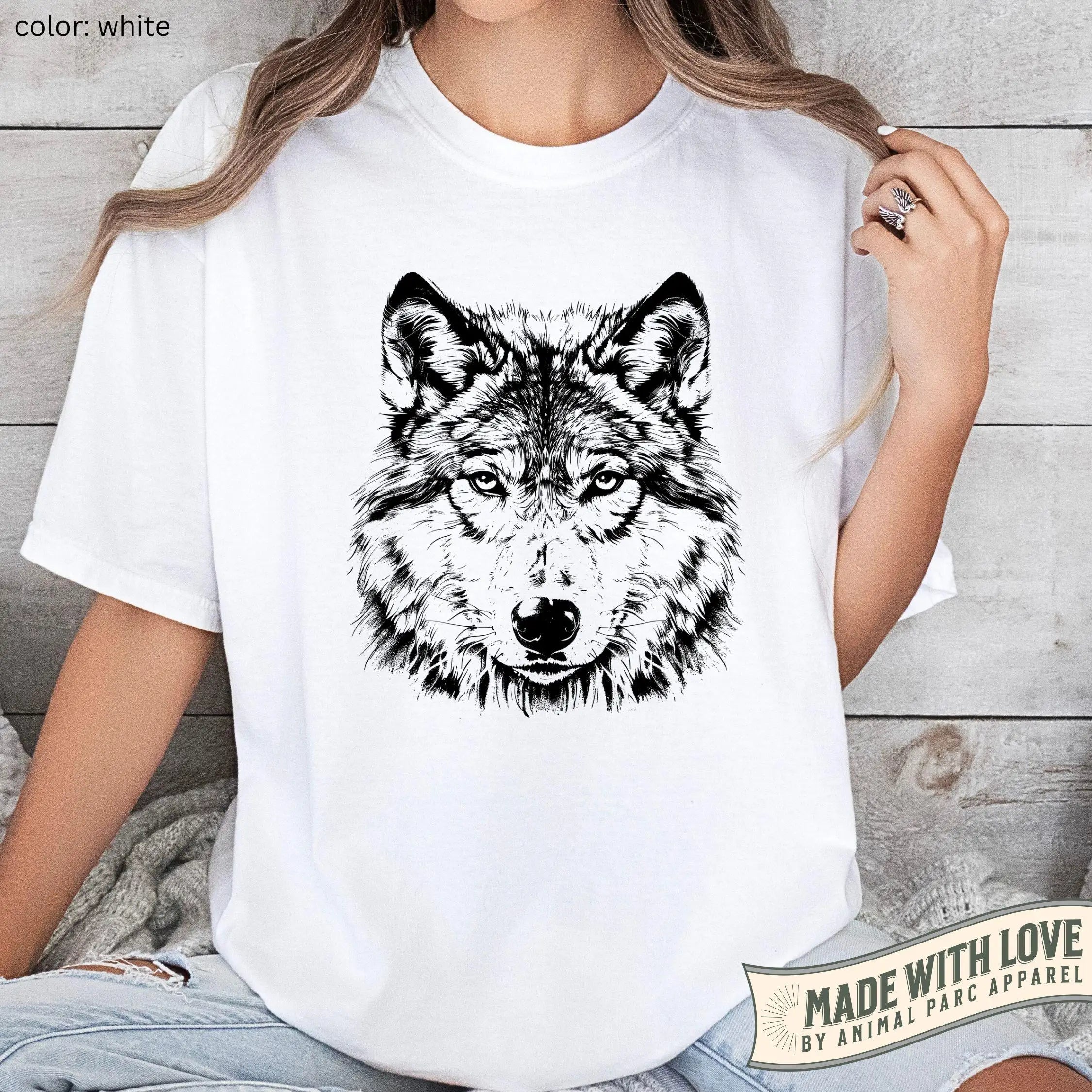 Plus Size Summer Women's Full Moon Wolf T-Shirt  Cotton Breathable Stylish Versatile Street Style Oversized