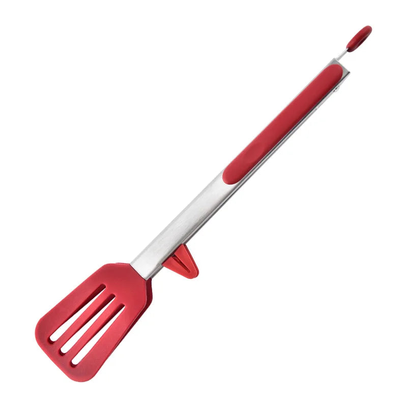 9" & 12" Silicone Food Tongs Set, Heat Resistant BBQ Clips for Steak Bread, Wholesale Available