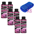MIRAVEXL High Foam Pink Pre-Wash 100ml Car Care Set, Deep Cleansing Foam Solution, Professional Blue Microfiber Wash Mitt