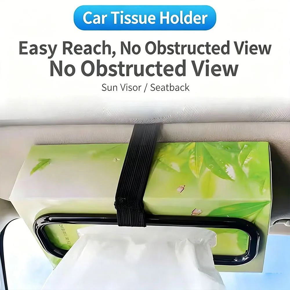 Car Sun Visor Tissue Holder Car Seat Tissue Box Holder