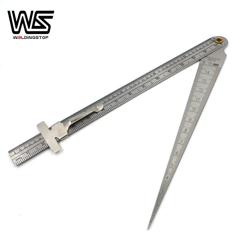 Welding Taper gage gauge Depth ruler stainless steel set gap hole inspection