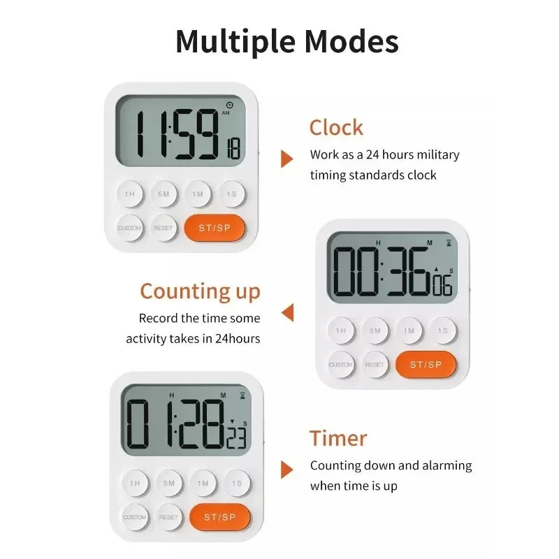 Home Cooking Practical Supplies Multifunctional Kitchen Timer Cook Food Tools Camping Kitchen Accessories Cronometro