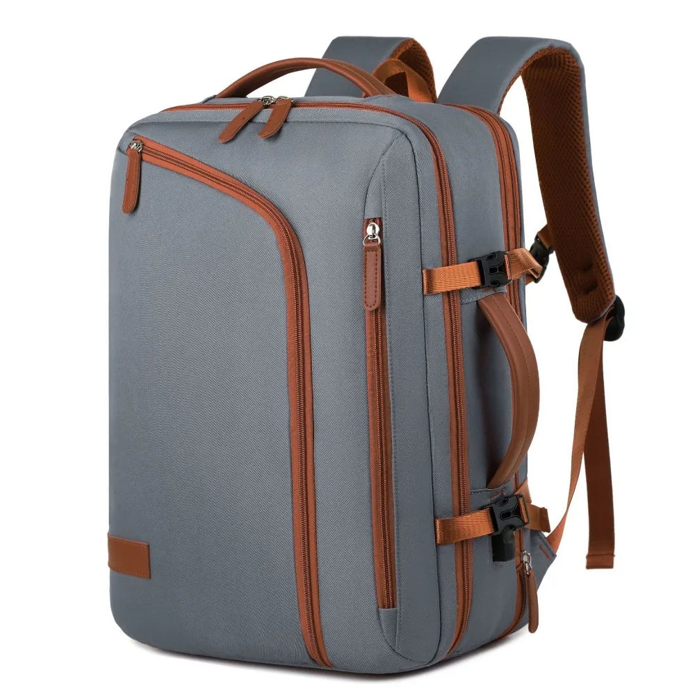 New Waterproof Travel Backpack 15.6inch Expandable Computer Bag USB Charging Port Large Capacity Luggage Bagpack Travel