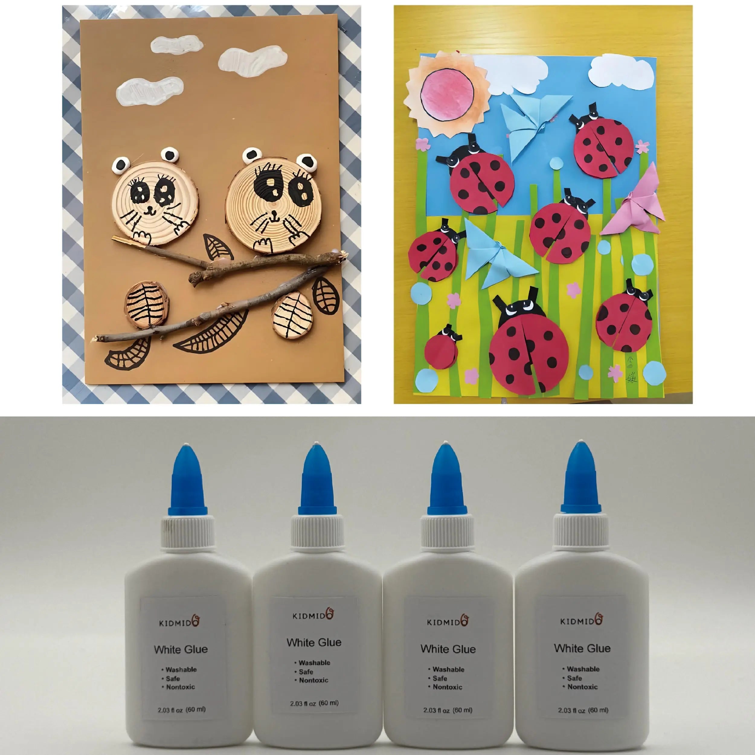White Glue,Washable,School Glue,DIY Craft Slime Glue,Arts&Crafts DIY STEM