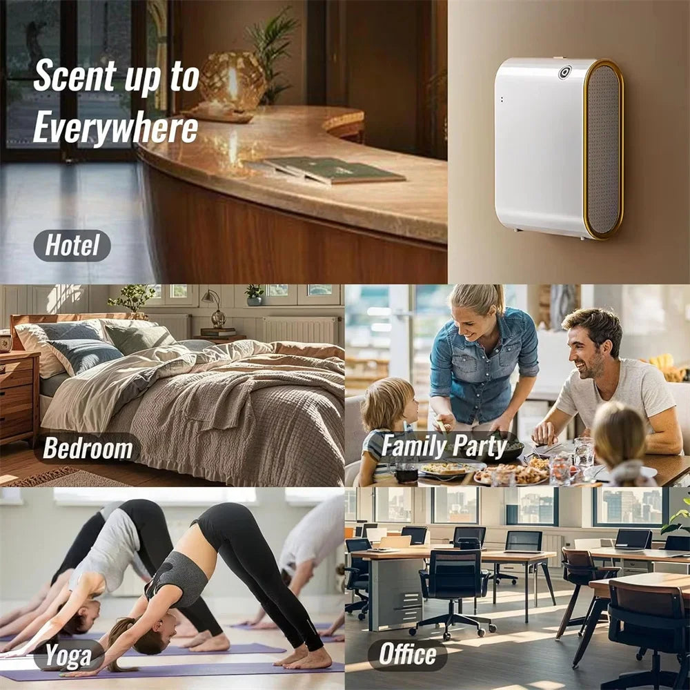 Smart Aroma Diffuser Waterless Scent Diffuser Intelligent Machine Air Fresheners For Home Scent Machine Room Fragrance WIFI