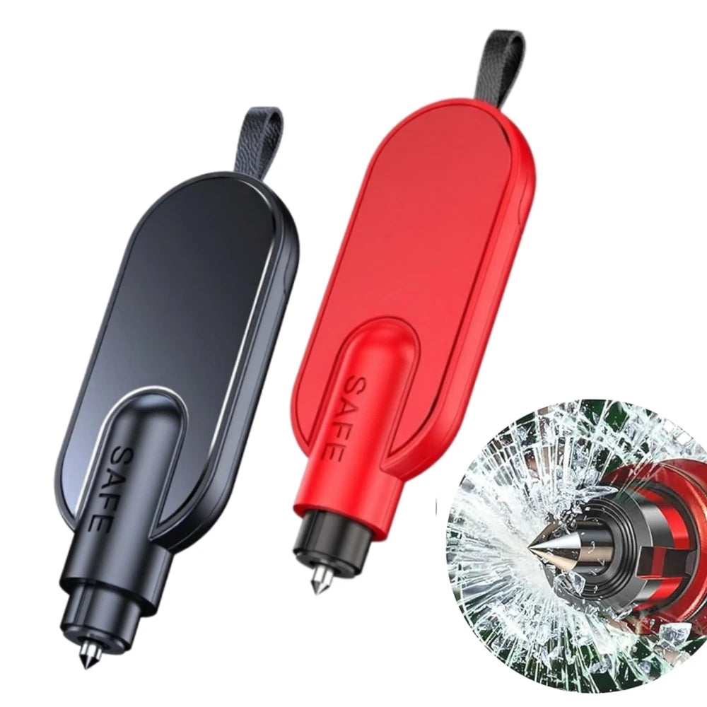 2026 Car Escape Tool Key Chain Car Glass Breaker Concealed Seat Belt Cutting Tool Auto Crash Survival Safety Device