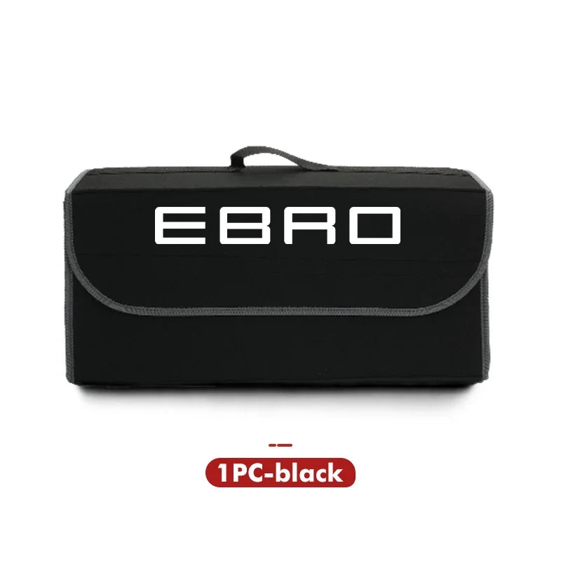 Car Logo Trunk Storage Box, Large Capacity Tool Organizer Bag Car Accessories for Ebro S700 S800 S900 S400