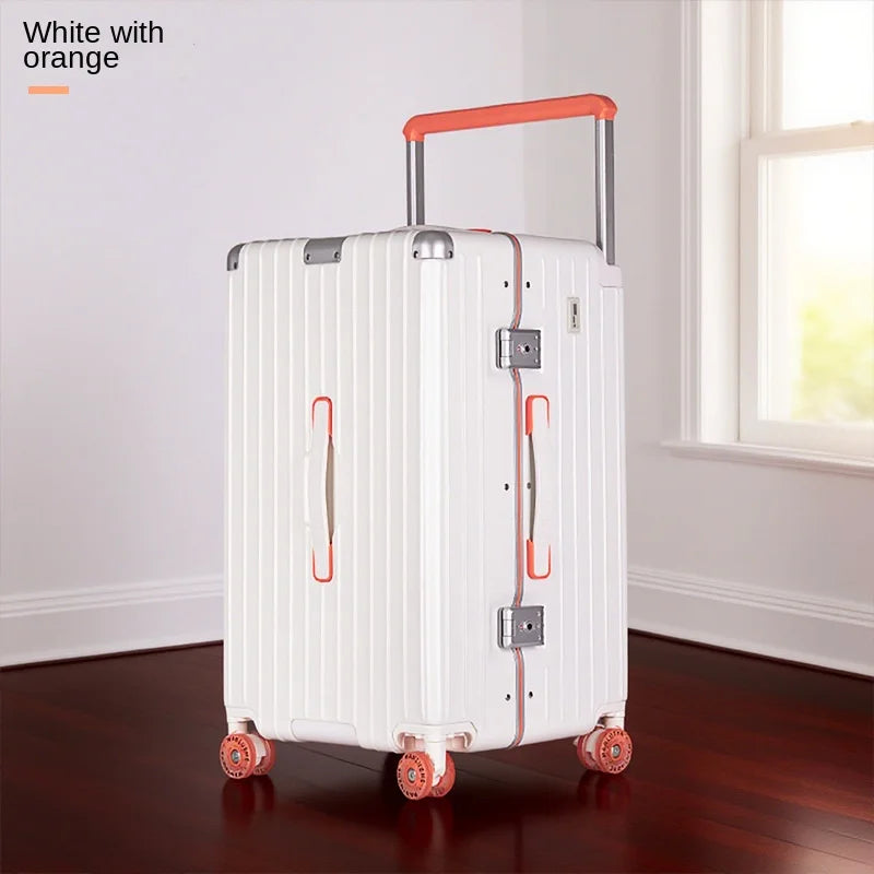 Extra Large Luggage 30inch Shockproof Zipper Travel Suitcase 20-28 inch Large Capacity Thickened PC Password  Carry-on Suitcase