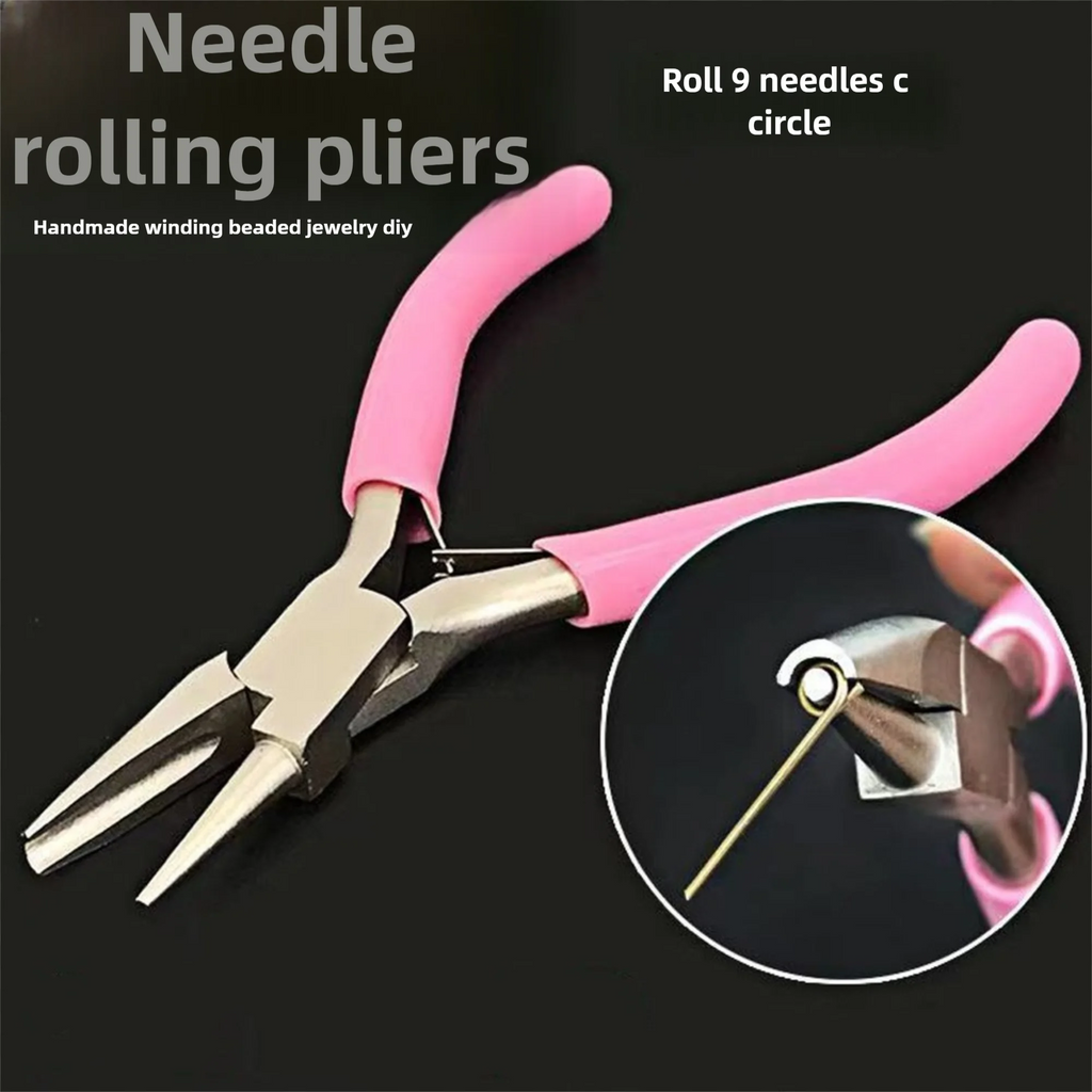 High Quality Mini Round Concave Pliers 5 Inch DIY Wire Looping Pliers Portable Precision Jewelry Pliers Jewelry Making