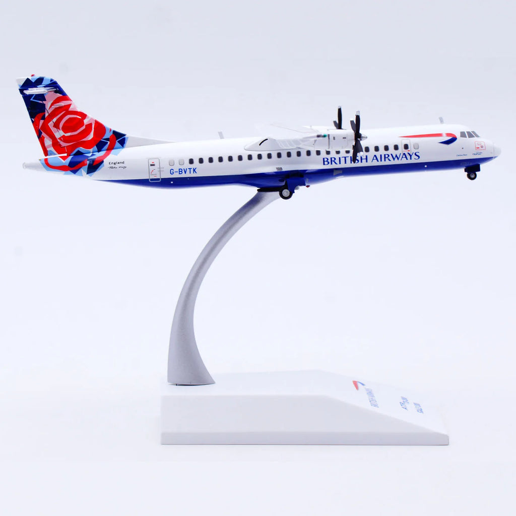 XX20517 Alloy Collectible Plane Gift JC Wings 1:200 British Airways ATR 72-200 Diecast Aircraft Jet Model G-BVTK With Stand