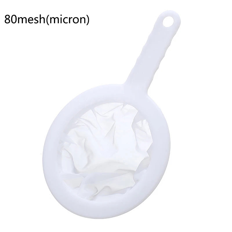 80/100/120/200/400 Mesh Ultra-fine Mesh Strainer Kitchen Nylon Mesh Filter Spoon for Suitable for Soy Milk Coffee Milk Yogurt