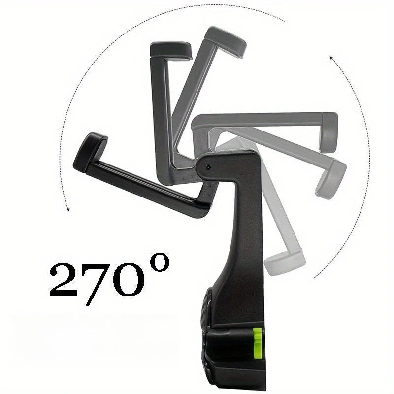 2 in 1 car headrest hook for car multi-function rear car mobile phone bracket hook, for bag