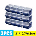 Part Storage Box Screw Organizer Tool Multi-Compartment Organizer Box for Screw Small Part Plastic Jewelry Hardware Storage Case
