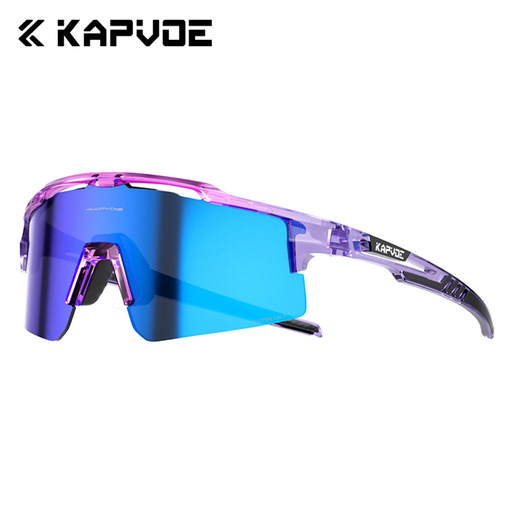 KAPVOE HD UV400 Hiking Cycling Sunglasses Outdoor Sports Hiking and Camping Glasses Waterproof Stylish Driving Sunglasses Unisex