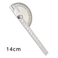 Goniometer Stainless Steel Protractor Metal Ruler Multi Angle Measuring Ruler Carpentry Tool Angle Meter Angle Square Measuring