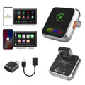Wireless CarPlay Adapter 2026 Upgraded 2-in-1 Android Auto Wired to Wireless Plug and Play Fast Stable Dongle for iPhone Android