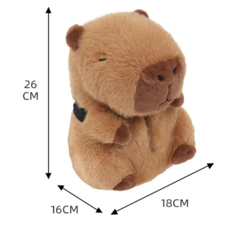 Car Tissue Boxes Capybara Plush accessories Car Backseat Hanging Tissue Bag Box Plush holder cover Auto Toys Interior Decoration