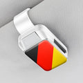 Car Sun Visor Sunglasses Clip Holder, Multi-Functional Eyeglasses Hanger Card Ticket Organizer Auto Interior Storage Accessories