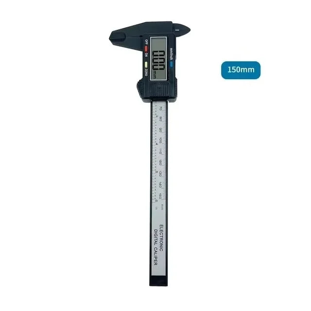 150mm 100mm Electronic Digital Vernier Caliper Carbon Fiber Precision Gauge Micrometer Measuring Tool Digital Ruler