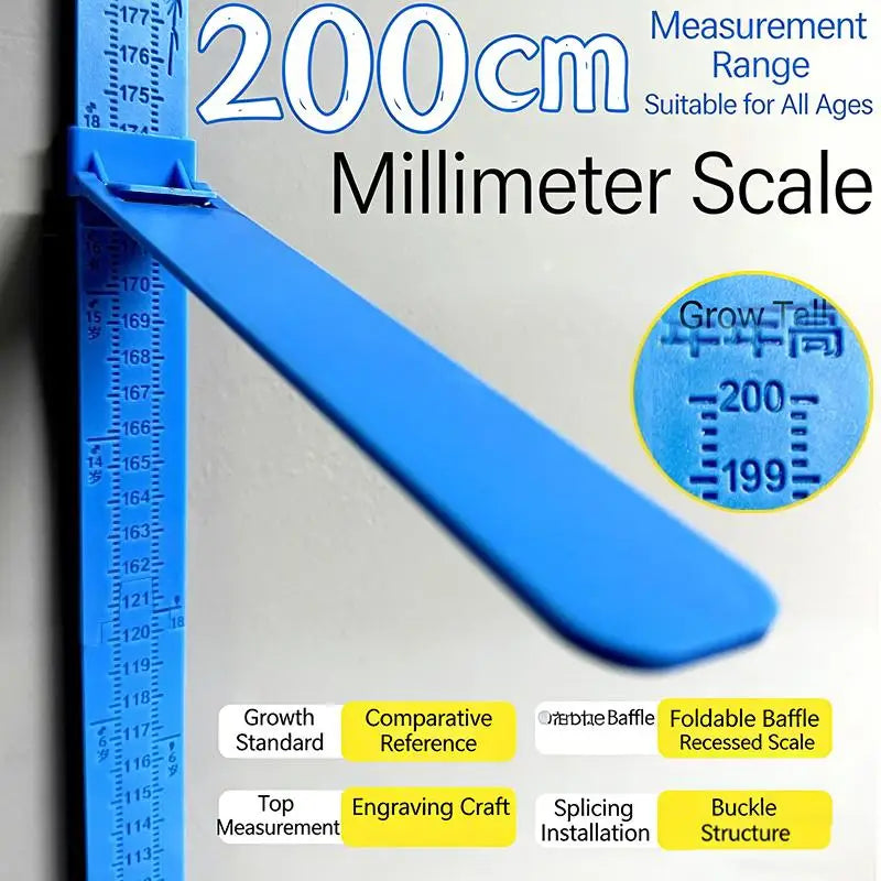 ˊChildren's Height Measuring Device Wall Sticker Ruler Baby Height Measuring Rod Accurate Home Rulerˊ