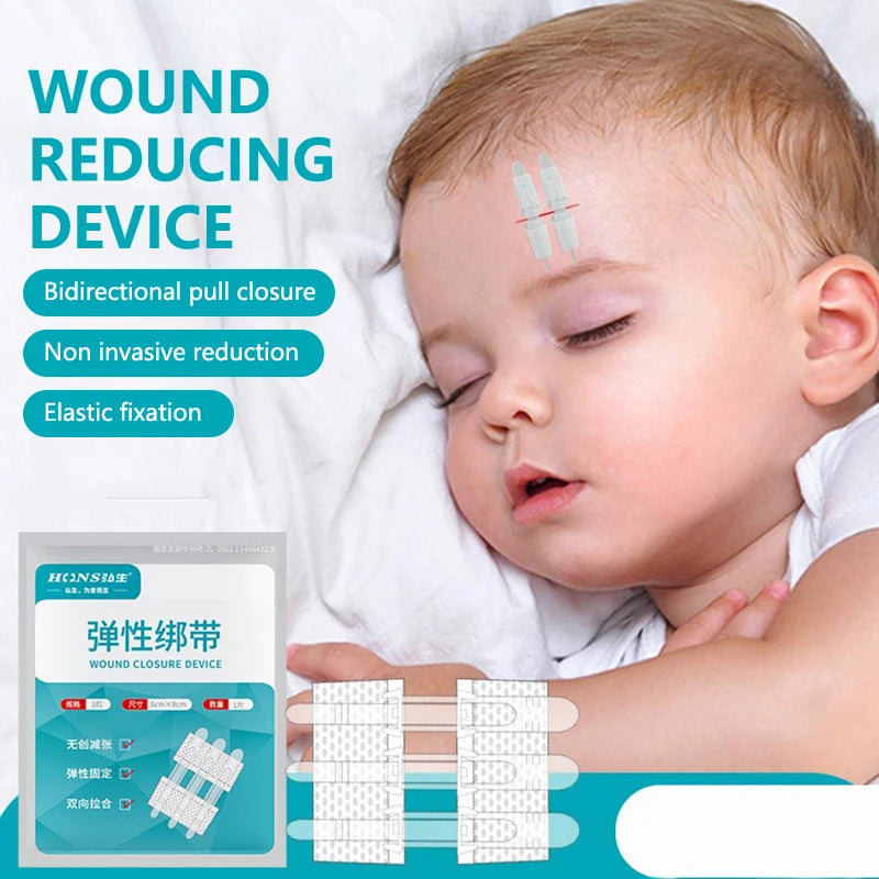 Zip Stitch Wound Bandages Emergency Wound Closures Adhesive Seamless Cuttable Fast Suture Breathable Painless Waterproof Bandaid