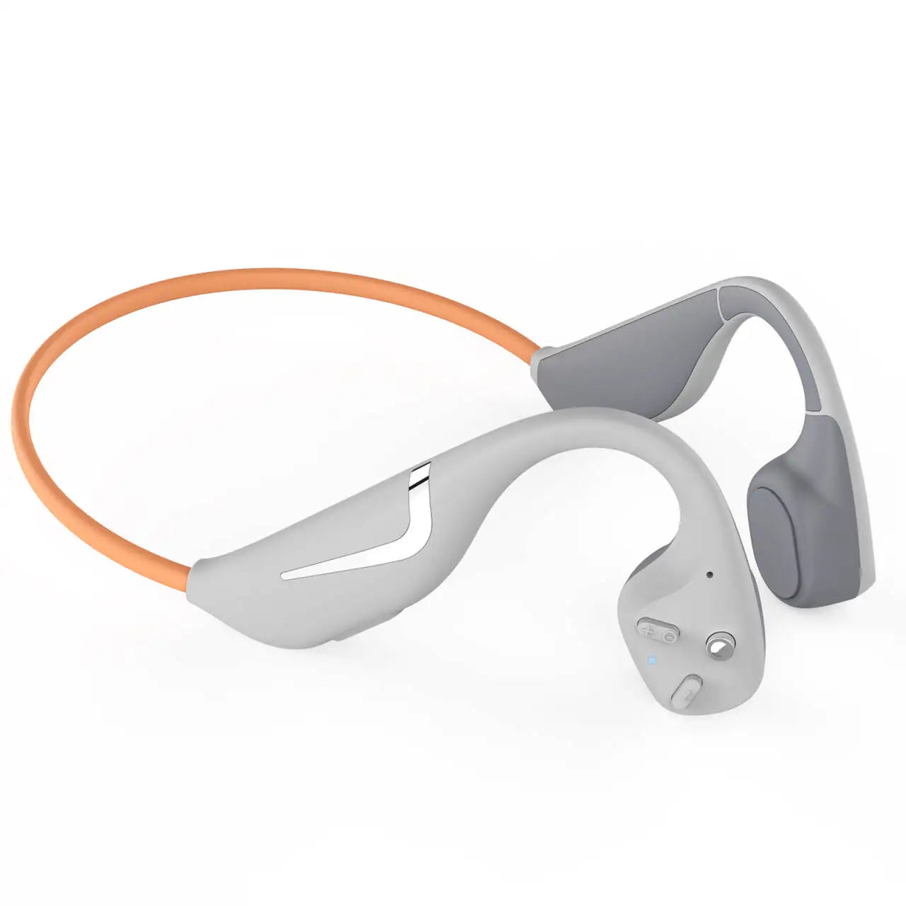 Bone Conduction Bluetooth Headphones BT5.3 with Dual Batteries Offer Ultra-Long Battery Life for Sports, Night Running and Cycli