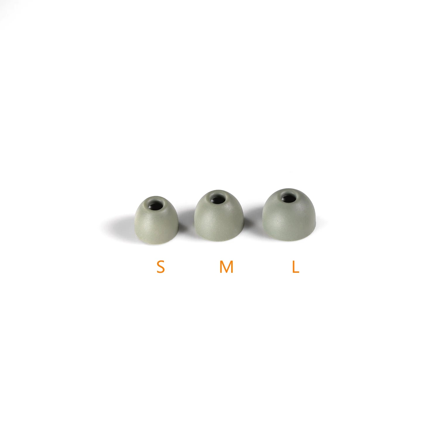 DD ddHiFi ST35 D-Tips IEM Ear Tips, Replacement Silicone Earbud Tips with Storage Box, 3 Pairs of S / M / L or Mixed Sizes
