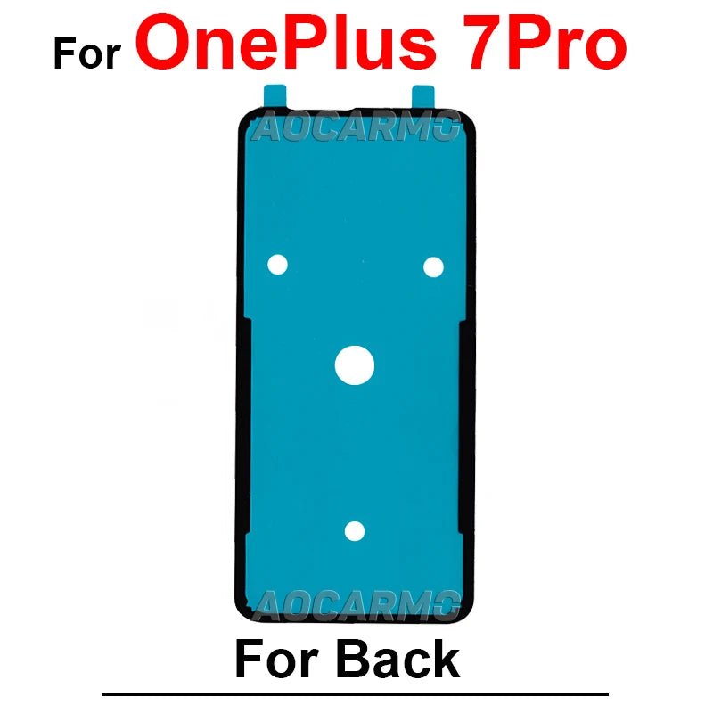 For OnePlus 6 6T 7 7T 8 8T 13R 9 10R 10 Pro 9R 9RT Nord Rear Door Housing Back Cover Adhesive 1+8Pro Sticker Tape Glue