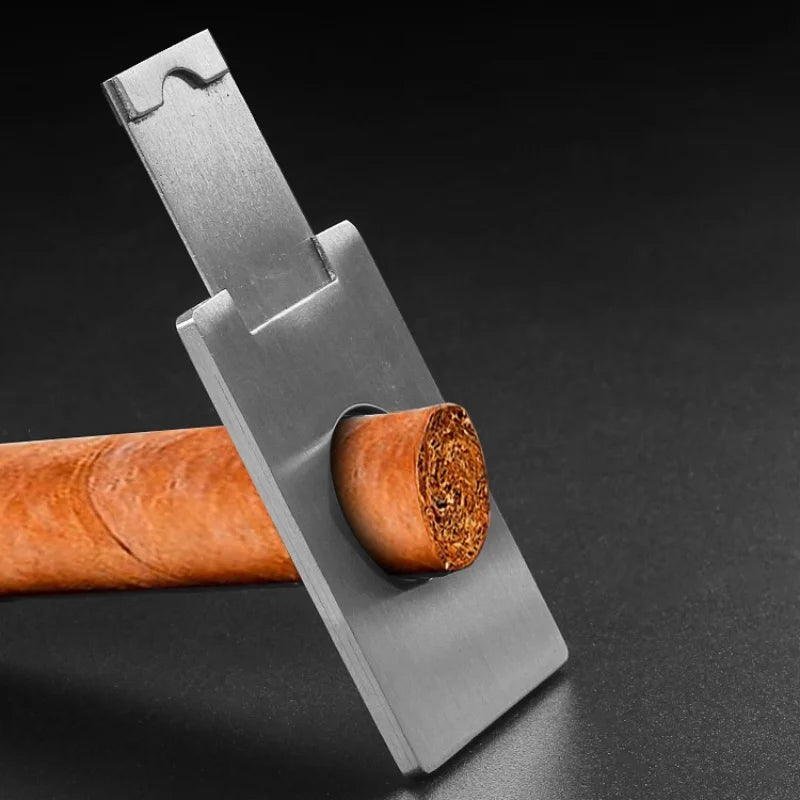 Portable Stainless Steel Cigar Cutter Sharp Blade Cigar Scissors Portable Pocket Cigar Smoking Accessories