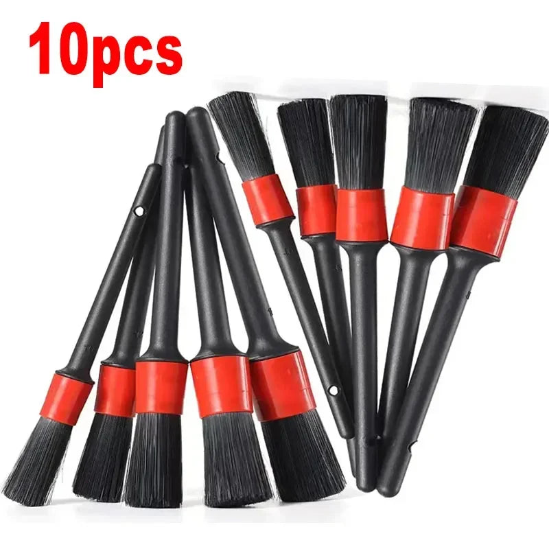 5/10PCs detailing brush set car brushes car detailing brush for auto cleaning dashboard air outlet wheel wash maintenance tool