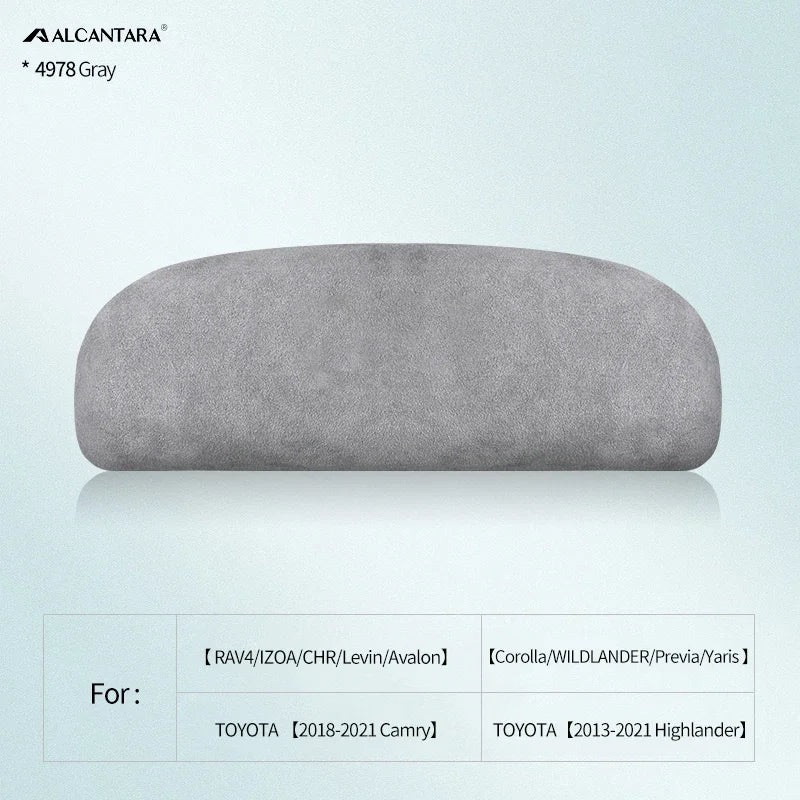 Alcantara Car Eyewear Case Box Sunglasses Holder For Toyota Corolla Camry Levin Avalon Crown RAV4 CHR IZOA Prado Accessories