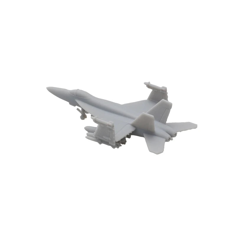 10PCS Model Length 7/26/45.5/52mm F-18E Super Hornet Shipborne Attacking Aircraft Folded Wing Children Interactive Military Toys