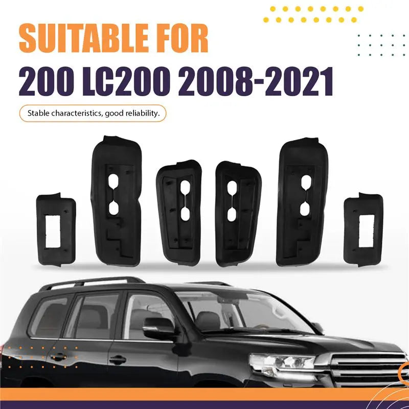 Sp-1 Set Car Roof Luggage Rack Waterproof Rubber Gasket Pad For Toyota Land Cruiser 200 LC200 FJ200 2008-2019