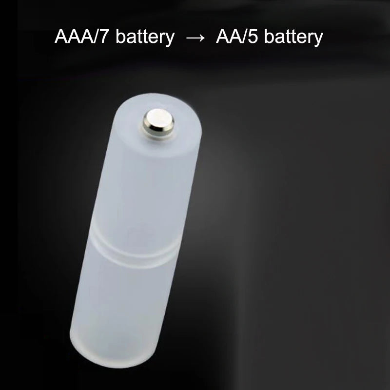Battery conversion tube AAA/7 conversion AA/5,18650 conversion 21700/26650 battery conversion cartridge conversion box