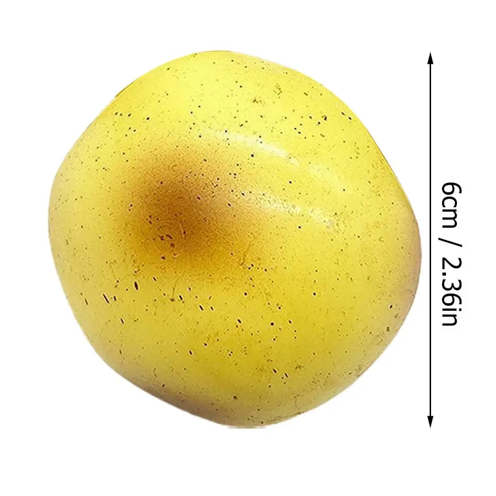 Fluid Potato Squishy Toy Slow Rise Stress Ball, Realistic Fruits Fidget, Decompression Gift For Kids & Adults Anxiety Relief ﻿
