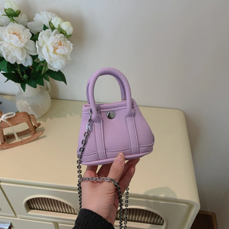 Super Mini Crossbody Bag Ladies Fashion Lipstick Bag 8 Colors Pu Leather Handbag Coin Purse Clothing Versatile Cross Body Bags