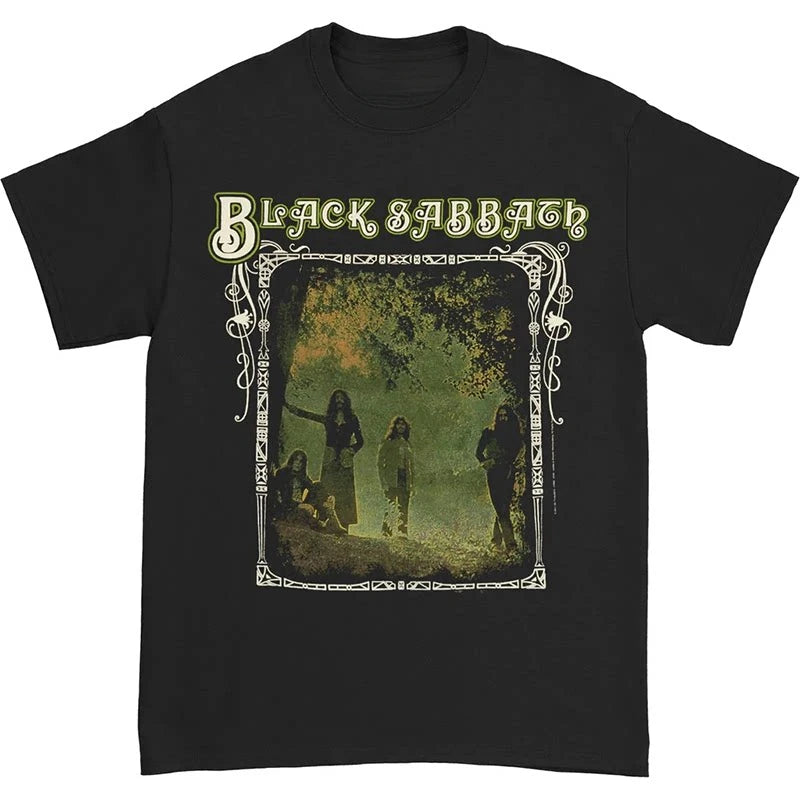 Black Sabbath Band Photo Casual T-shirt Men's and Women's Luxury Band Brand Top 2026 New