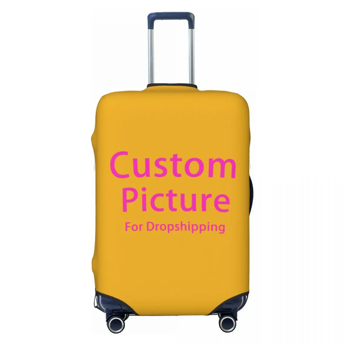 Custom Customize Logo Luggage Cover Elastic Your Design Here Travel Suitcase Protective Covers Suit For 18-32 inch