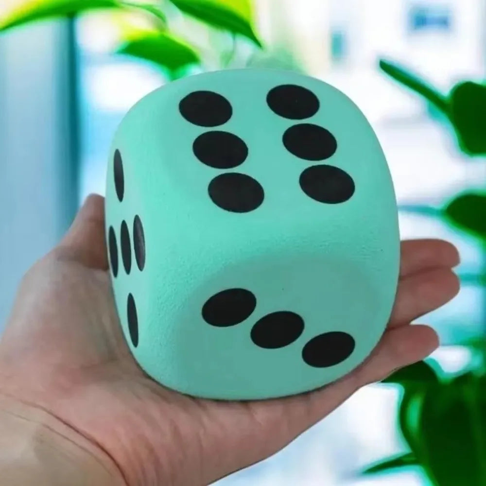 1PC 60/80mm Dot Dices Kids Counting Toy Large Foam Six Sides Dices Learning Aids for Class Board Game Point Dice