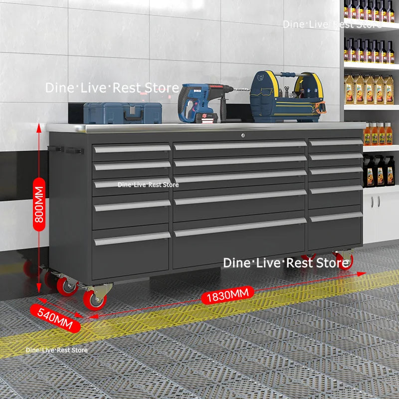 Hardware Heavy Tool Cabinet Multi-purpose Workshop Wheel Tool Cabinet Design Durable Tools Packaging Werkzeugschrank XYGJG