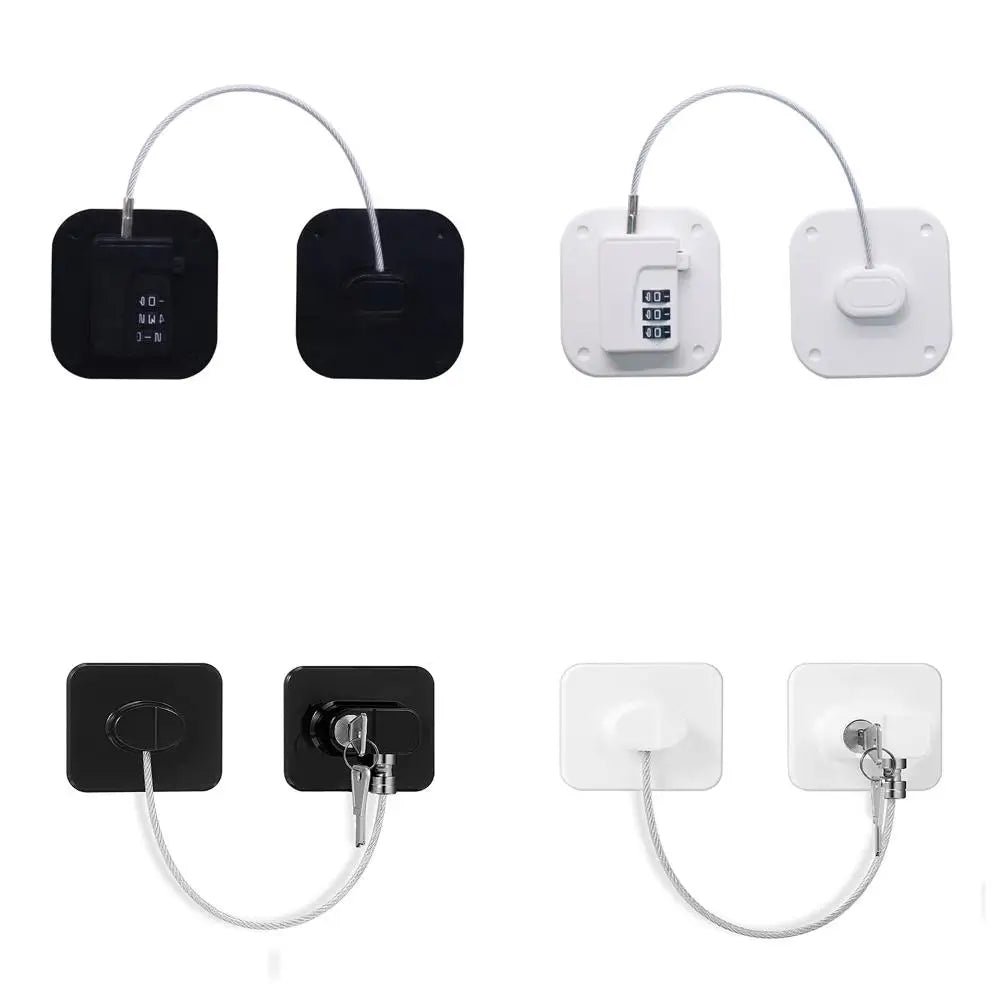Window Children Protection  Safety With Metal Key or Coded Lock Refrigerator Lock Cabinet Locks Digital Password