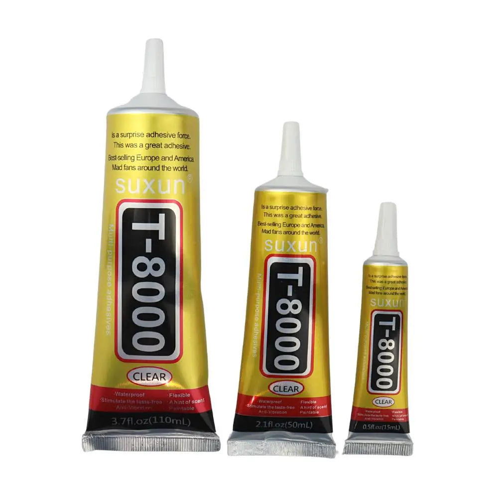 1pcs 15/50/110ML T-8000 Universal DIY Glue SUXUN T8000 Glue Clear Contact Phone Ziai Repair Glass Plastic Adhesive